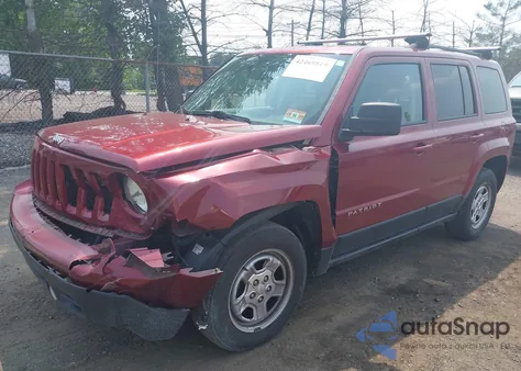 2016 Jeep Patriot Sport z USA, uszkodzony, nr VIN 1C4NJPBB9GD562508